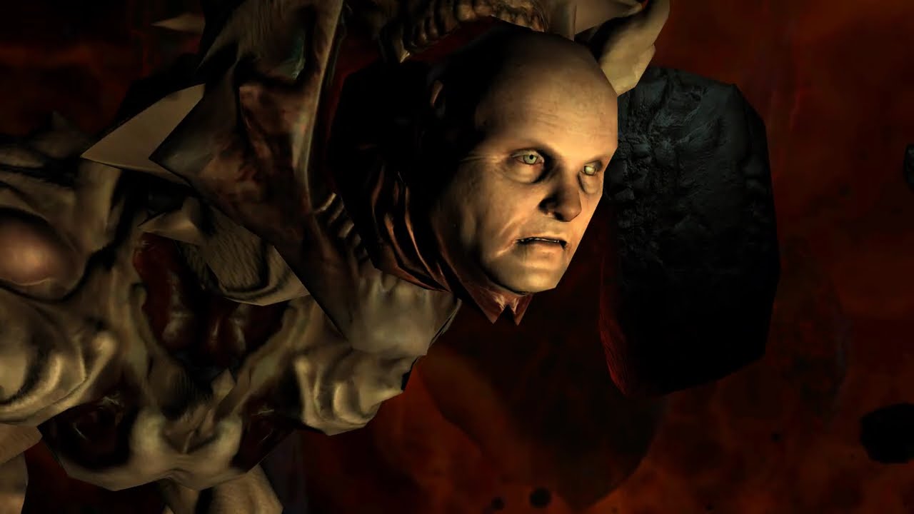DOOM 3 Ressurection Of Evil -  Final Boss The Maledict & Ending