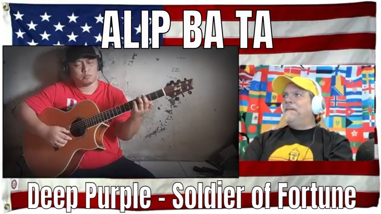 ALIP BA TA - Deep Purple - Soldier of Fortune (fingerstyle cover) - REACTION