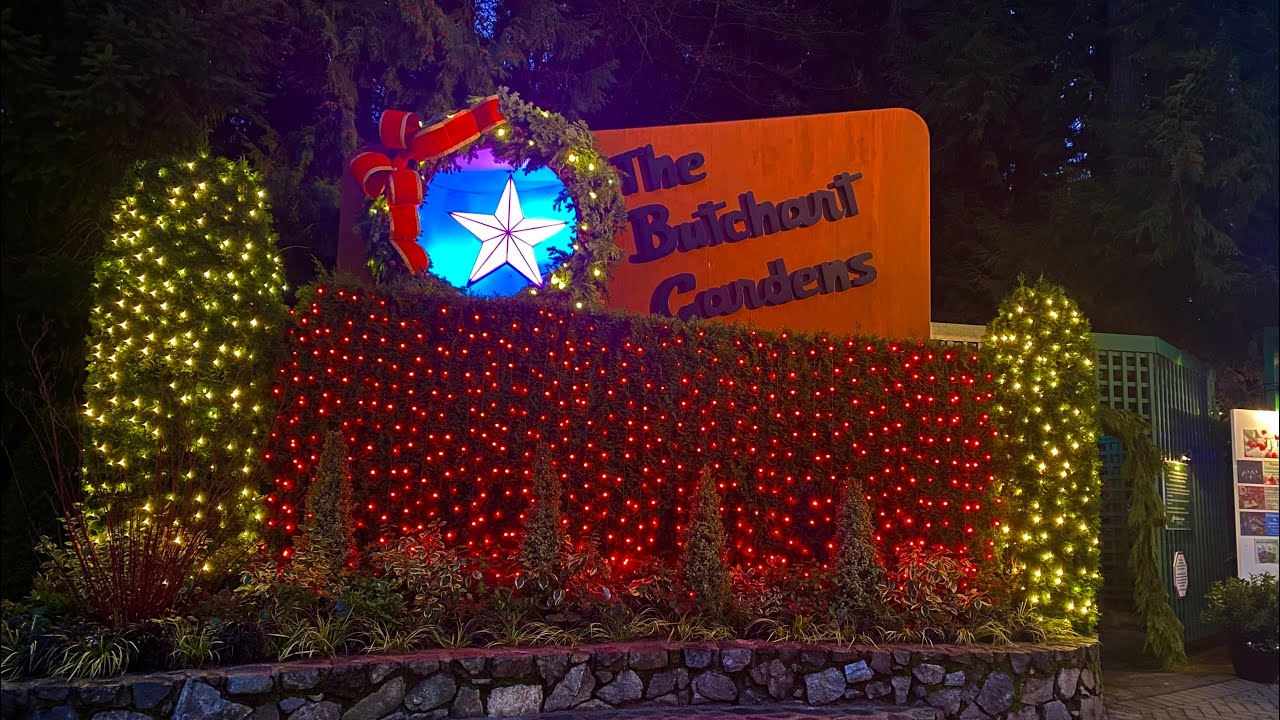 #2 Butchart garden at night