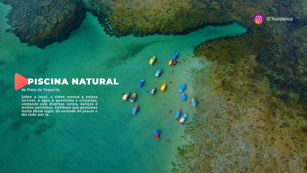 📍Piscina natural da Praia do Toque/AL