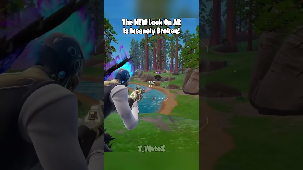 The NEW Lock On AR Is So Good😱 #fortnite #fortniteclips #shorts #gaming #fortniteshorts