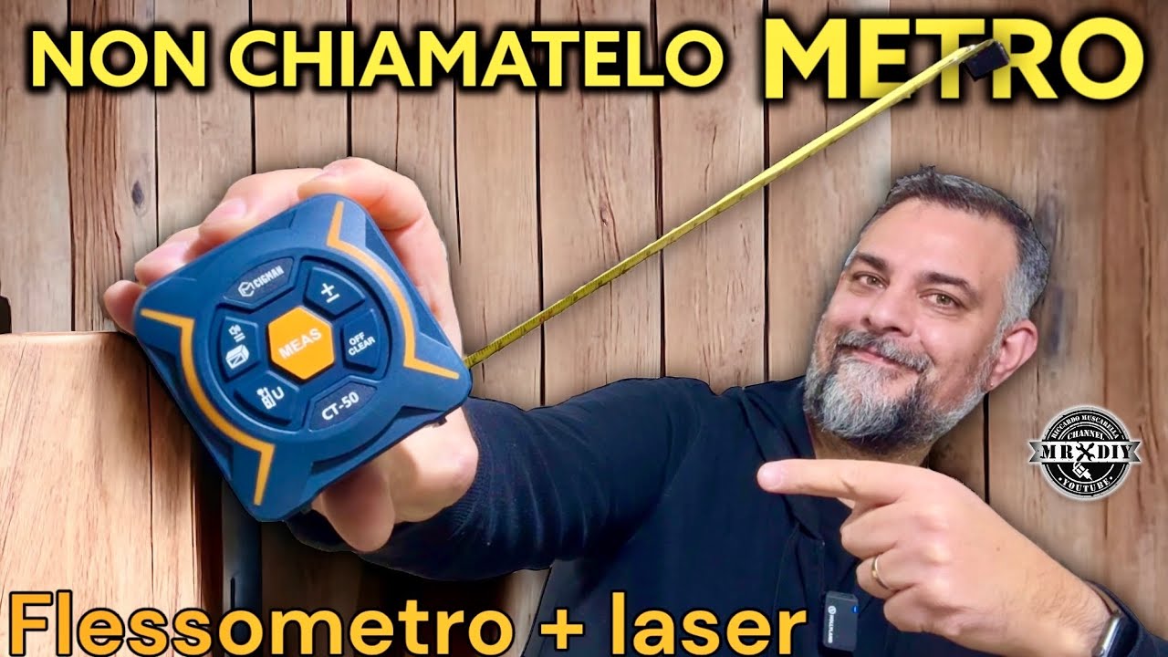 Non chiamatelo metro. Multifunzione per lavorazione legno, ferro, mobili. Metro laser Cigman CT-50