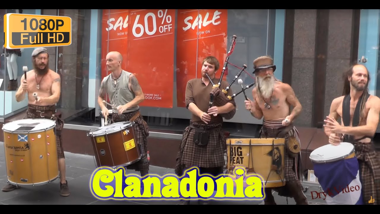 Clanadonia Scottish Drummers & Bagpipers Glasgow HD