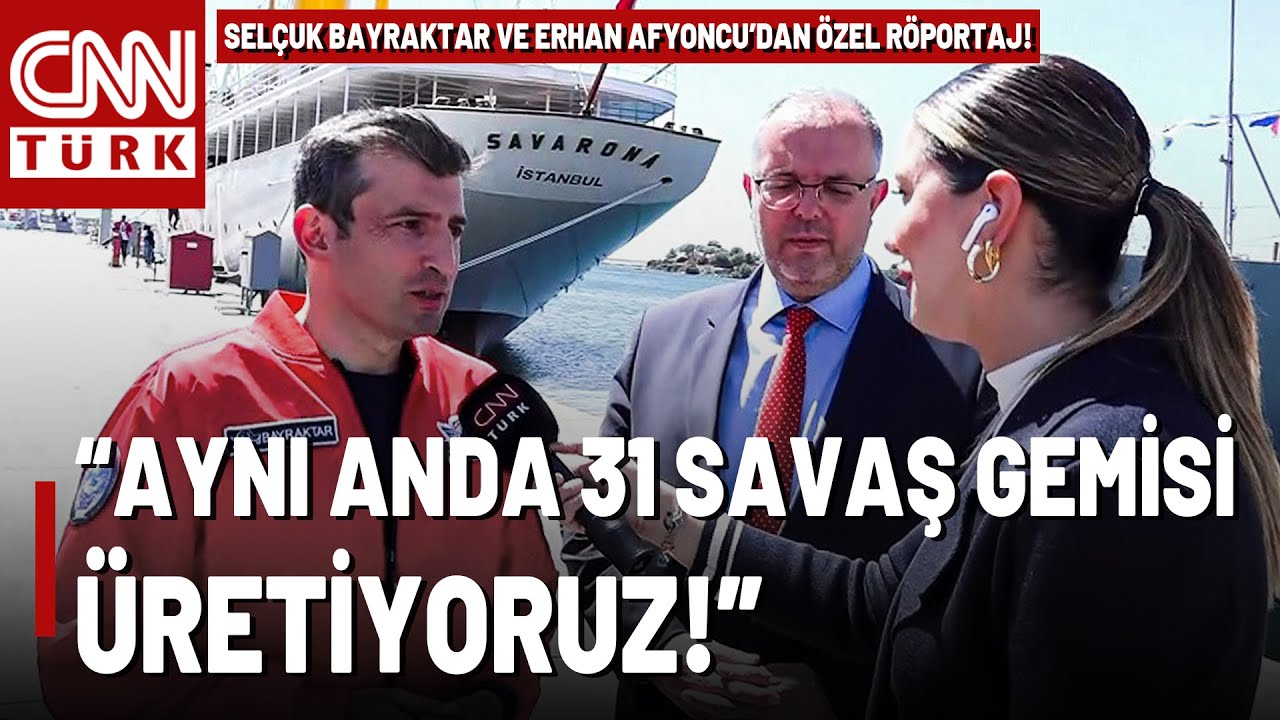 Mavi Vatan'ın Kalesinde Teknofest! Selçuk Bayraktar ve Erhan Afyoncu CNN TÜRK'te!
