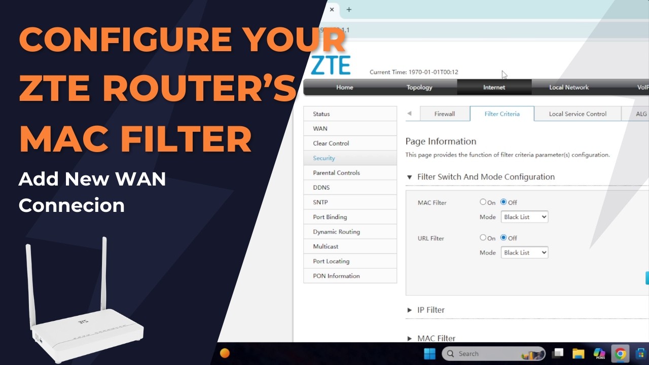 Secure Your Wifi with MAC FILTERING NOW | ZTE Router Configuration