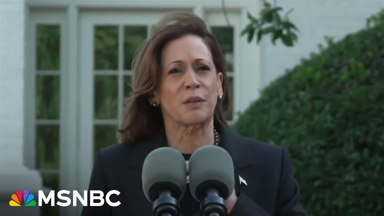 ‘I will never forget October 7’:VP Kamala Harris marks one year since Hamas terrorist attack