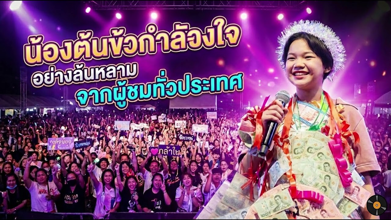 น้องต้นข้าวได้รับกำลังใจแฟนเพลงทั่วประเทศ 