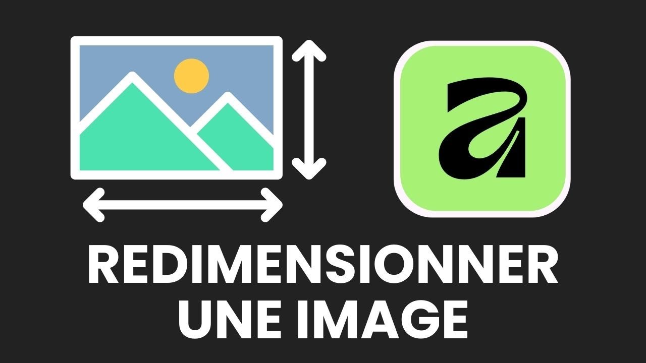 Comment redimensionner une image sur Affinity