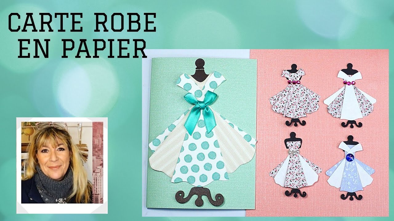 Comment Faire une Carte Robe Très Chic avec Quelques Chutes de Papier