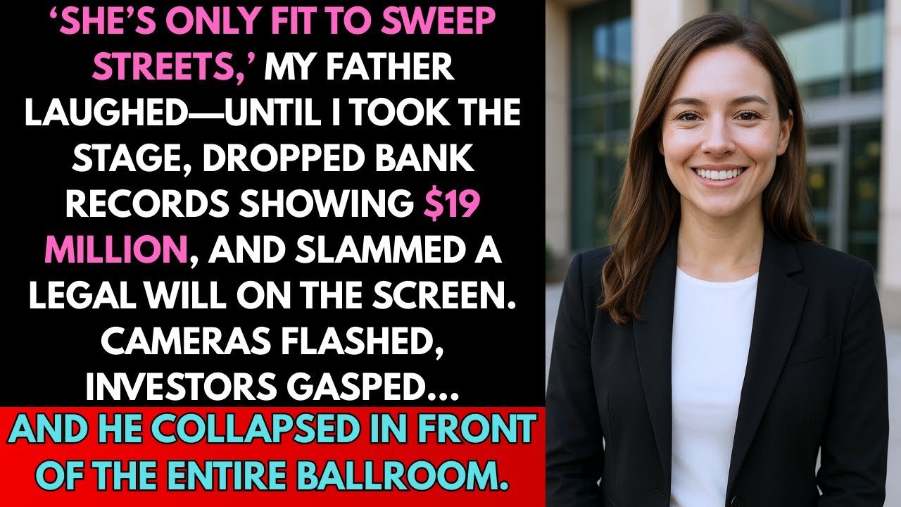 Dad Kicked Me Out, Said I’m Fit to Sweep Streets — Until I Revealed $19M in My Account, He Collapsed