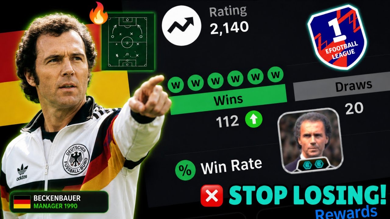 OP 4-2-2-2 🥵🔥 Схема контратаки с длинными пасами в eFootball 2026 | Лучшая схема в eFootball 2026 🔥