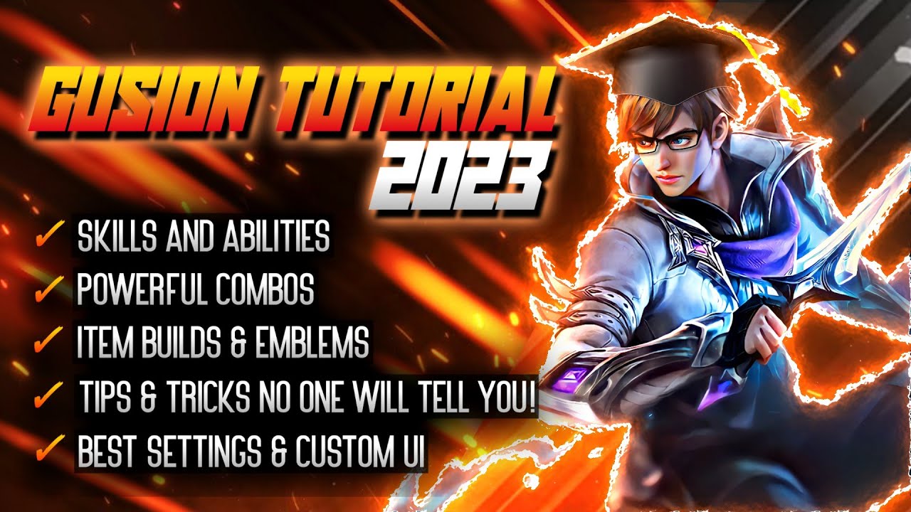 BEST GUSION TUTORIAL & GUIDE 2023 | SKILLS, COMBOS, TIPS AND TRICKS | Mobile Legends | MLBB