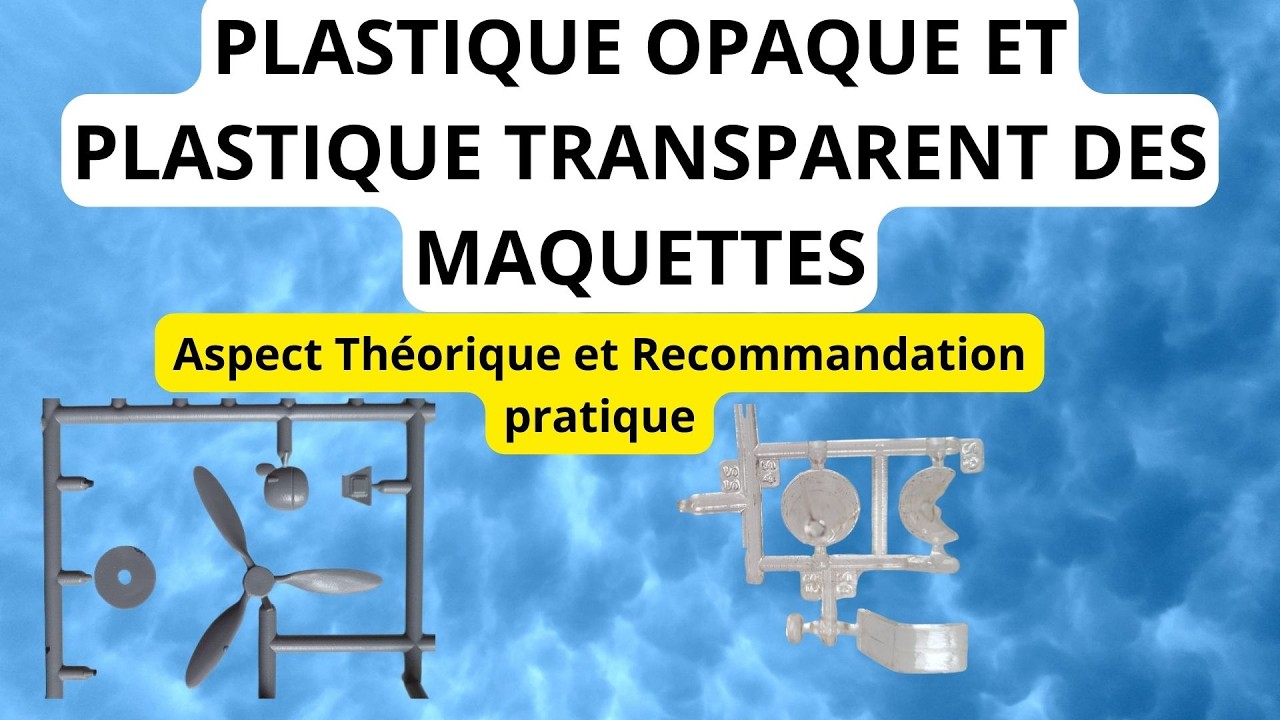 Différences entre les parties opaques et transparentes des maquettes