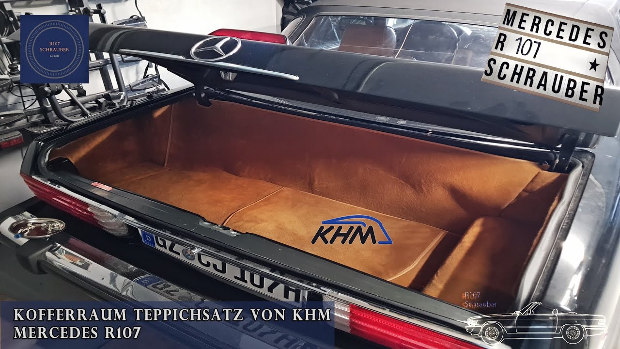 Teppichsatz Kofferraum von KHM - Mercedes R107