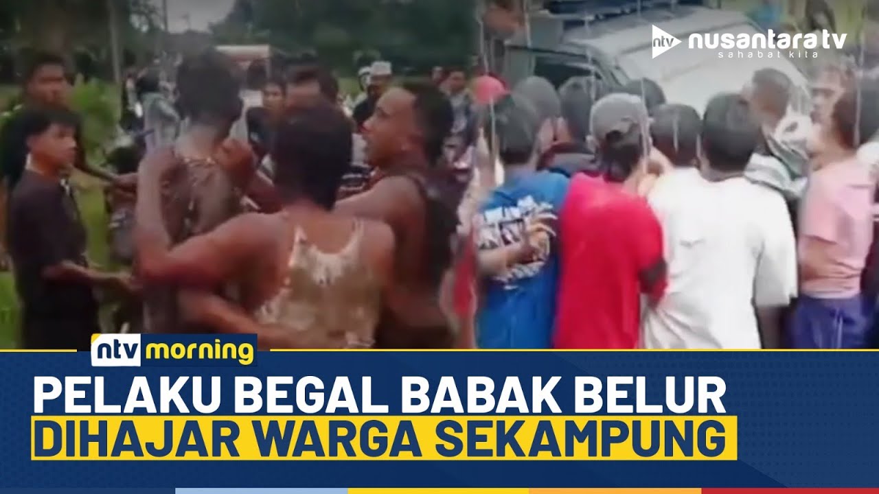 Apes! Pelaku Begal Babak Belur Dihajar Warga Sekampung, Polisi Turun Tangan | NTV MORNING