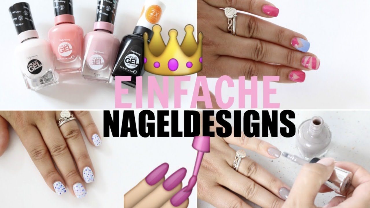 SCHNELLE EINFACHE NAGELDESIGNS