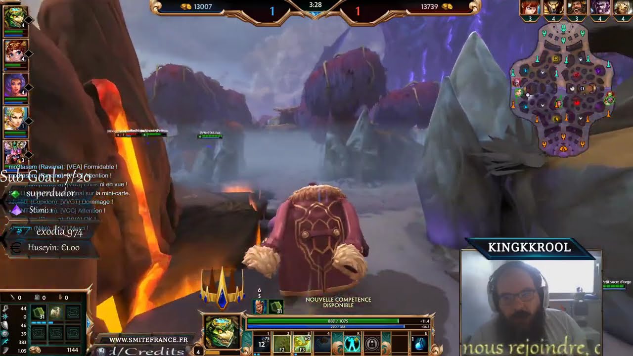 Kingkkrool, Kuzenboss, Al Kappone, une ligue, un support - SMITE FRANCE