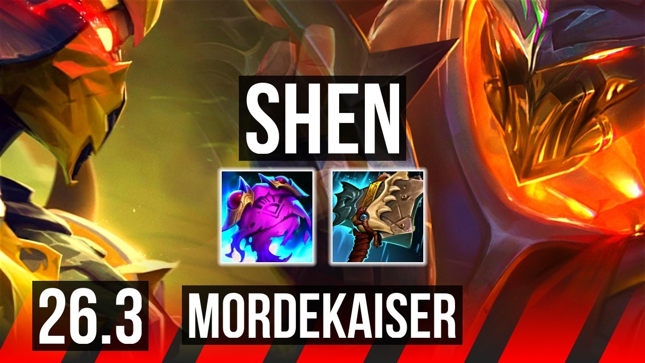 SHEN vs MORDEKAISER (TOP) | EUW Master | 26.3
