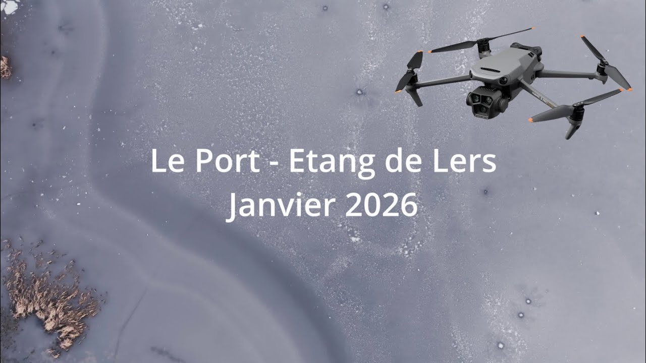 Les Pyrénées vues du ciel - Le Port - Étang de Lers (Dji Mavic 3 Pro Ciné)