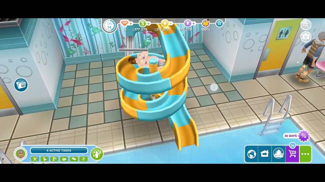 The Sims Freeplay It's Going Swimmingly Quest Completed