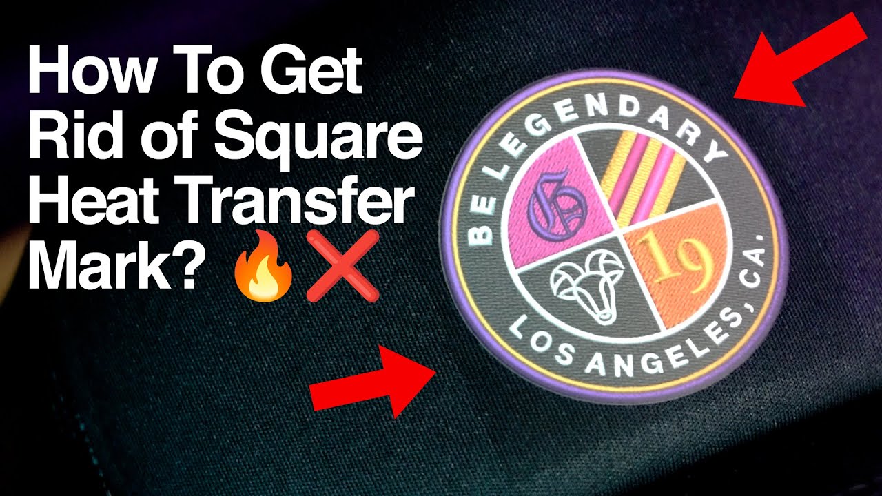 How To Get Rid of Square Heat Transfer Mark On Hats? 🔥❌