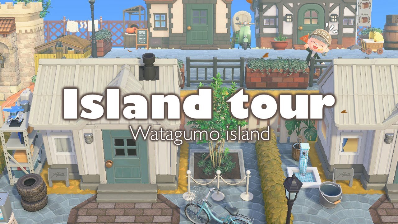 【あつ森】わたぐも島～ジブリ風の島パート２～完成した島をお散歩♩【島紹介】