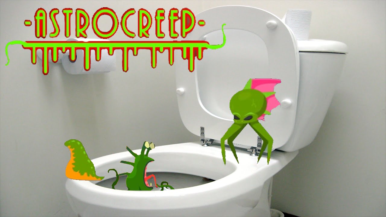 Astrocreep - Alien Attack From The Toilet - Astrocreep Let's Play/Gameplay