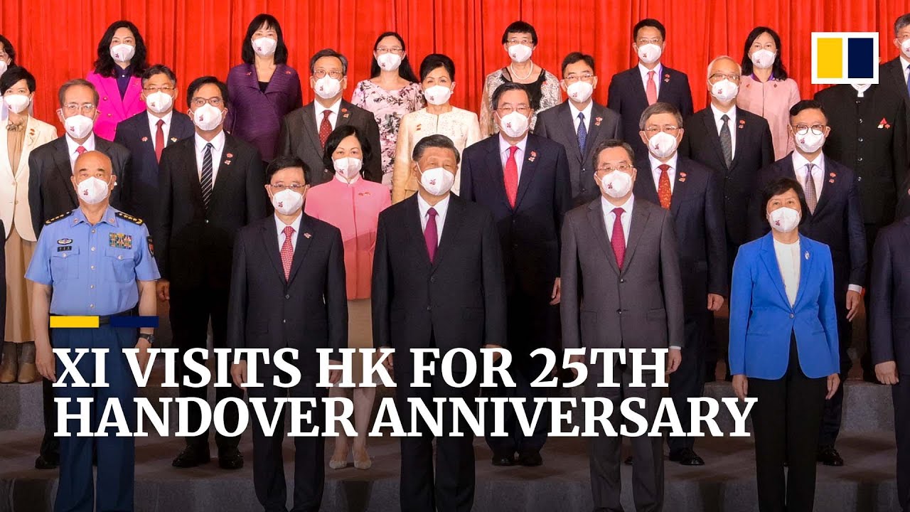 Roadblocks, heightened security as Chinese president visits Hong Kong for 25th handover anniversary
