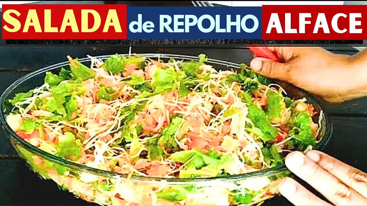 Como fazer Salada de Repolho com Alface