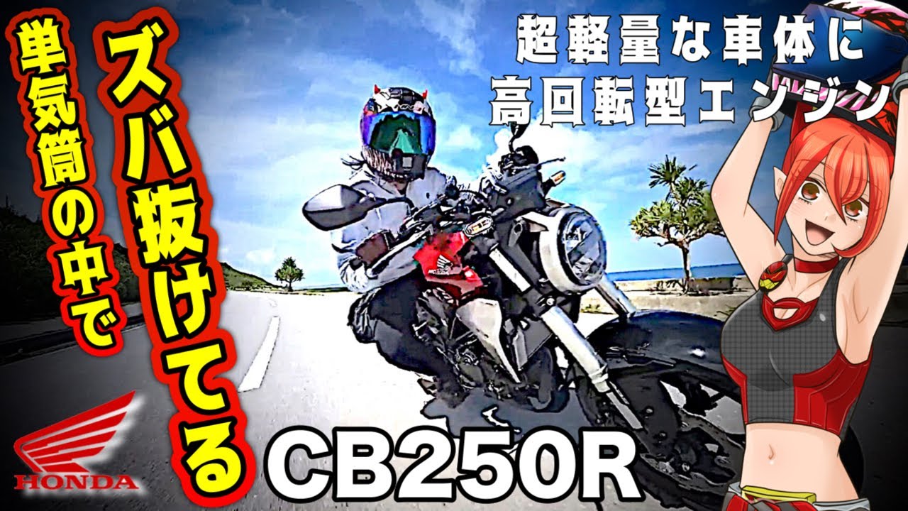 【超軽量】CB250Rは意外な振動特性で最優秀単気筒バイクだ！【HONDA(ホンダ)】