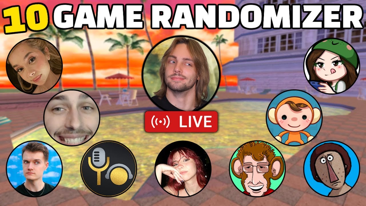 10 PERSON ARCHIPELAGO RANDOMIZER WITH PARKY CHRIS DOMO MITCHRIZ JOSH ADEF CJYA KATIE & DELLAMIE