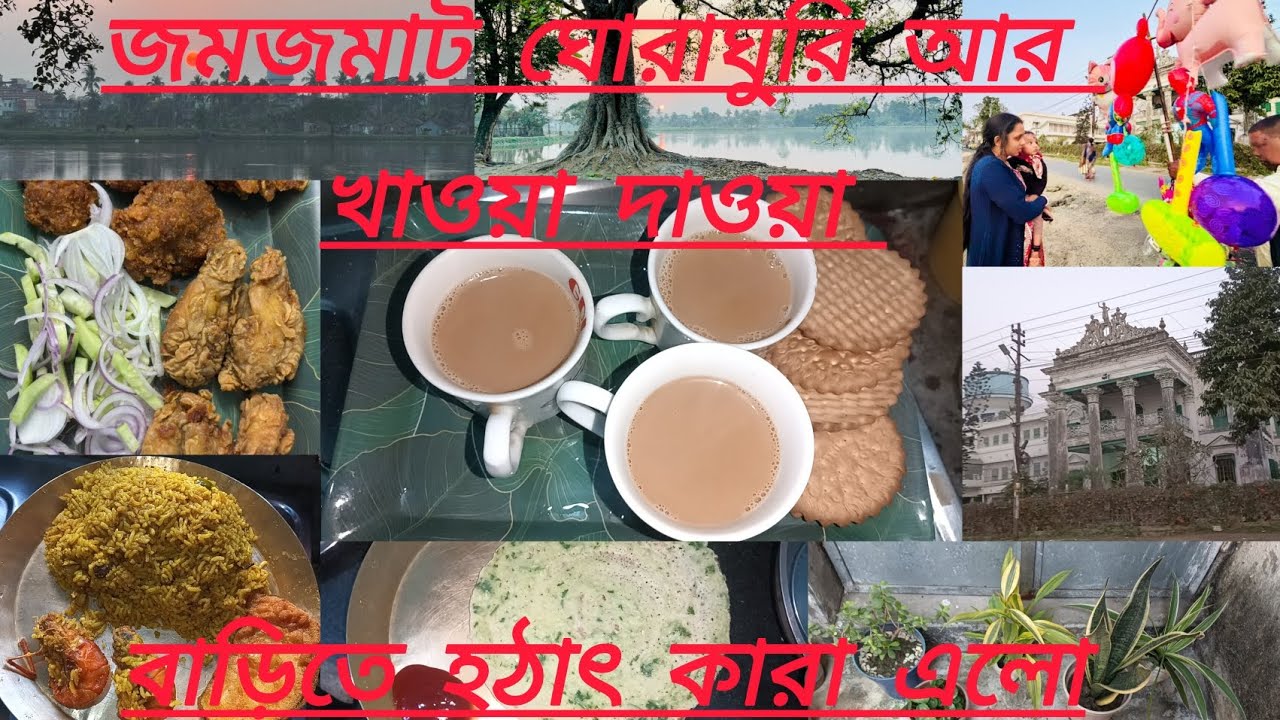 বাড়িতে হঠাৎ কারা আসলো🙄 জমিয়ে খাওয়া দাওয়া+ঘোরাঘুরি ❤️ আজ তোমাদের নিয়ে যাবো ভুতুড়ে কোয়াটারে🫤