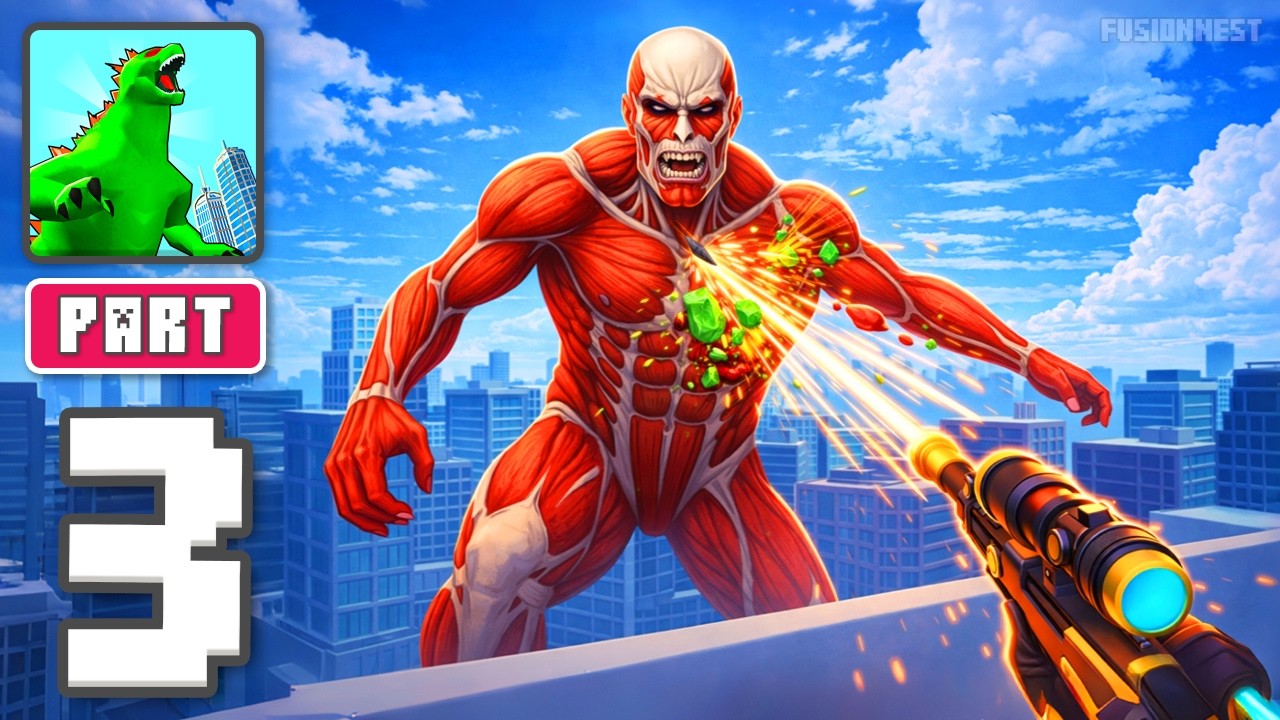 Giant Wanted - Gameplay Walkthrough Part 3 - Track The Colossal Target (iOS, Android)
