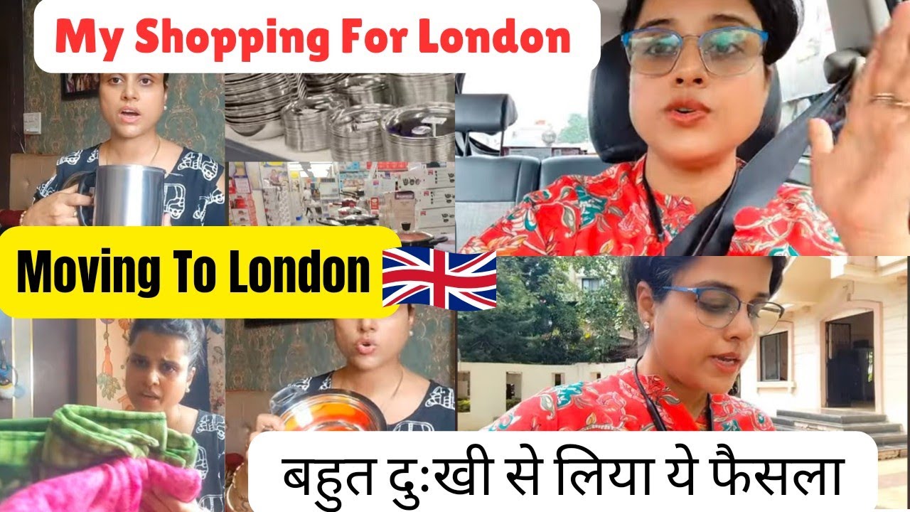 Indian Family Moving to London🇬🇧| Shopping For London~Packing For LONDON~Applying Anvit's School TC