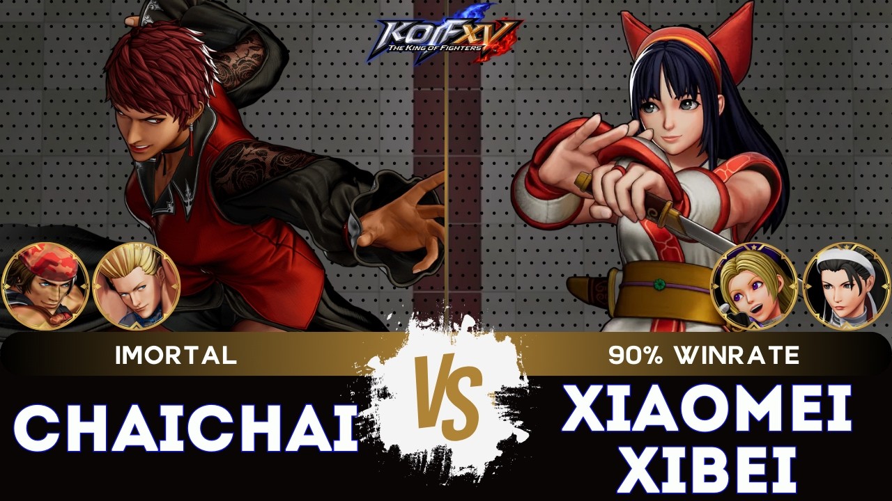 KOF XV ▰ CHAICHAI (Vice/Benimaru/Ralf) 🆚 XIAOMEIXIBEI (Nakoruru/Hinako/Chizuru)🎞️Replay Match - 3/26