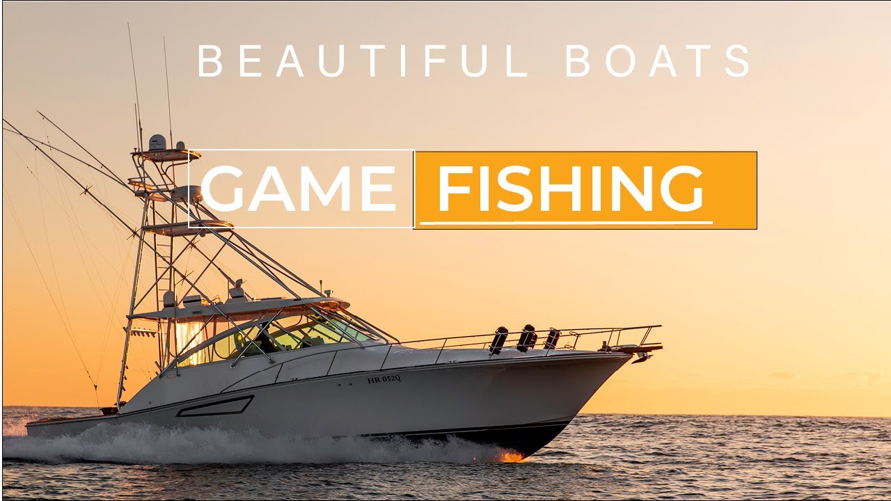 Game Fishing Boats aerial shots