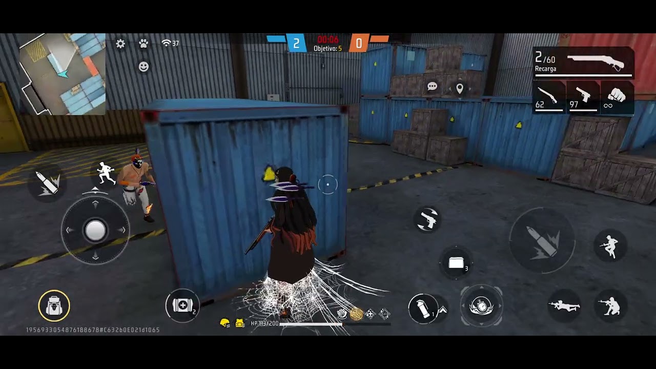 (Video sin comentar) Lobo solitario, es muy bueno con escopeta free fire 