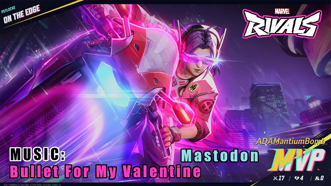 Psylocke Fleeting Butterfly + On The Edge Skin Gets Epic MVP! Marvel Rivals