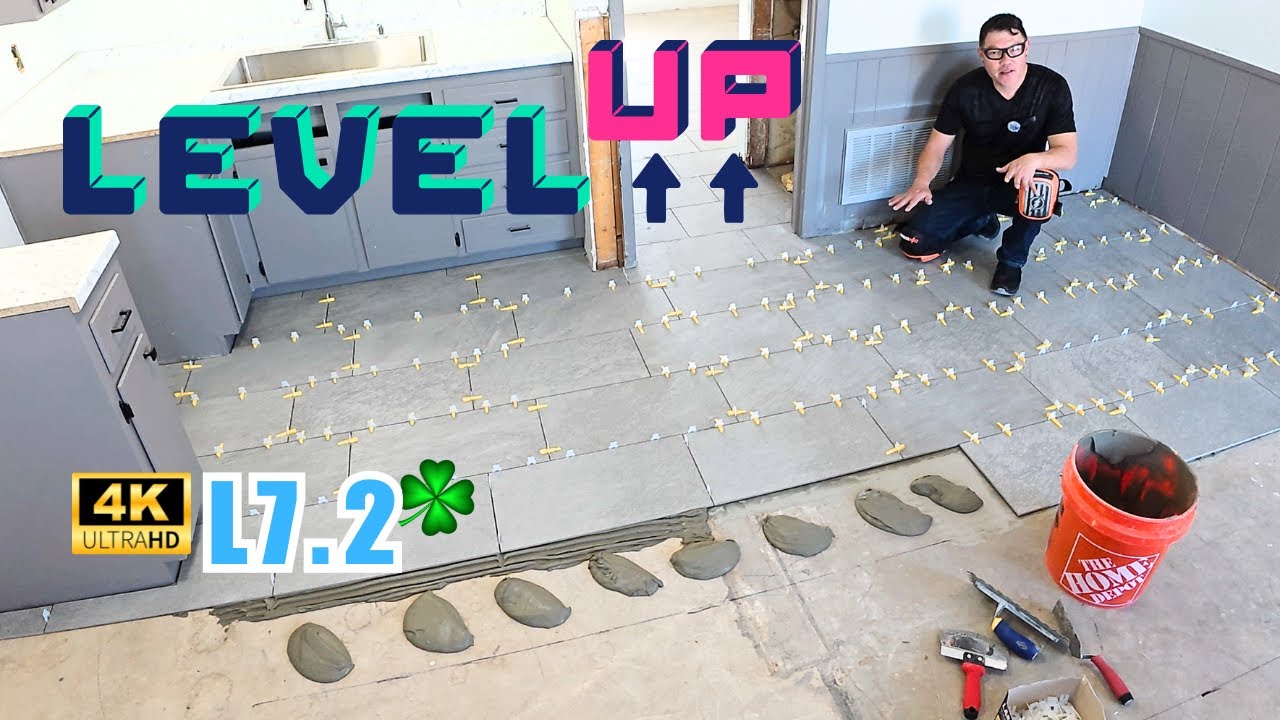 QEP Lash Leveling System Floor Tile Project