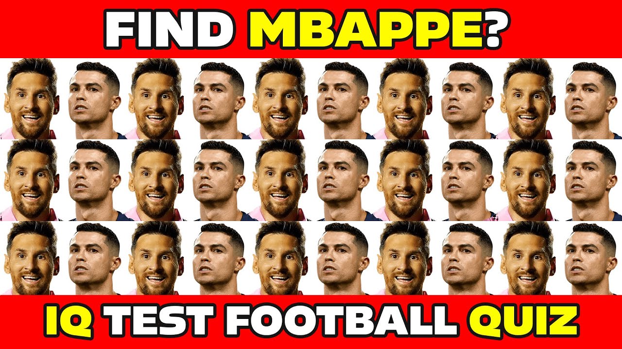 FIND KYLIAN MBAPPE? Guess The Player - NEW FOOTBALL QUIZ 2023