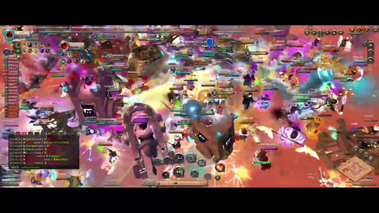 Albion Online ZVZ「IFURES + IIFURES + DEATHR0W vs 0PEN ally vs lag」Lifecurse POV | Wailing Bulwark