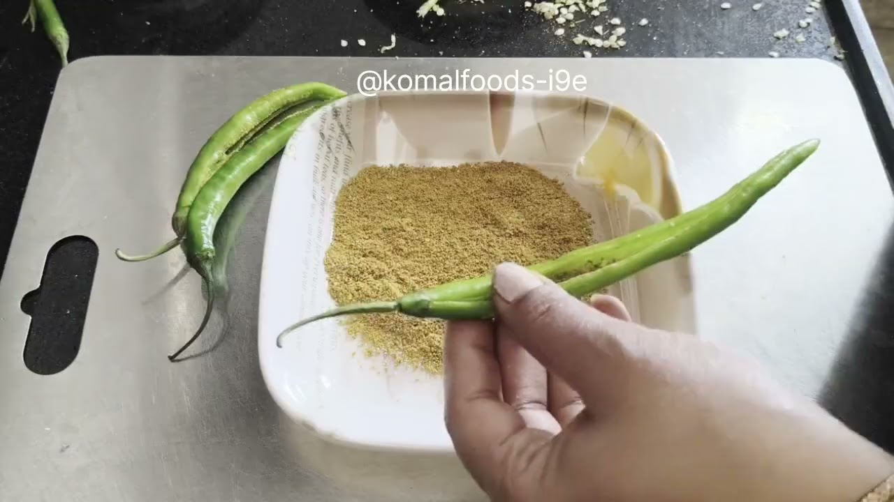 Mirchi Fry Recipe 🔥 | Crispy Green Chilli Fry | Easy Side Dish in 5 Minutes#shorts