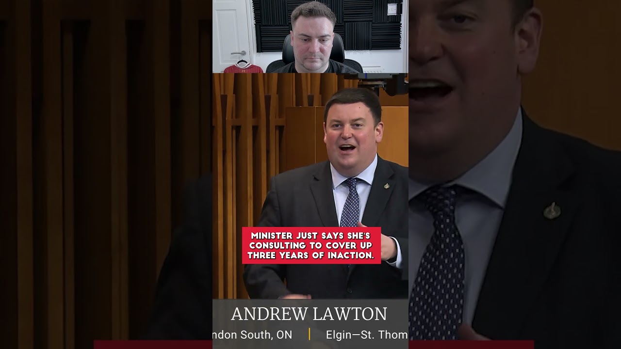 Carney's Frontbench Gets DEMOLISHED By MP Lawton!💣💥#shorts