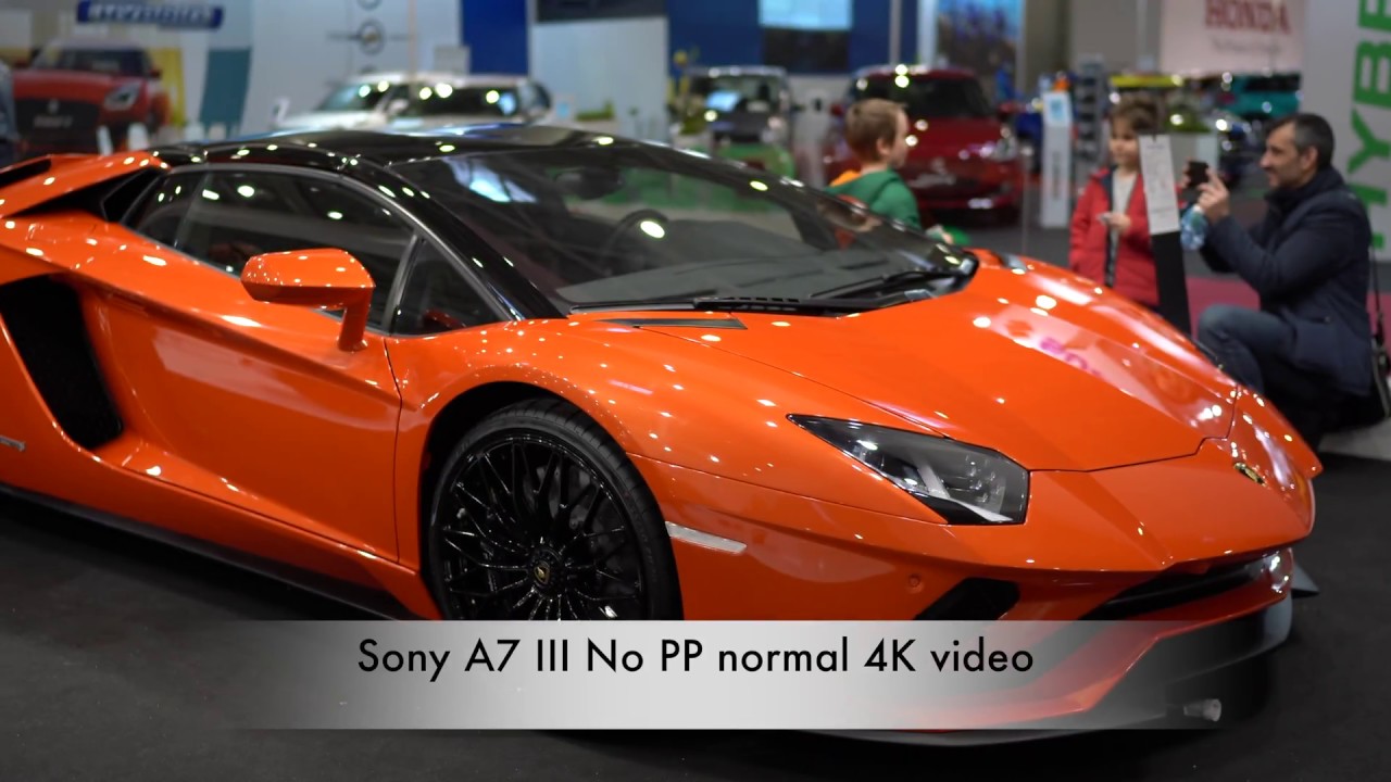 Sony A7 III 4K s-Log PP8 with and without LUTs