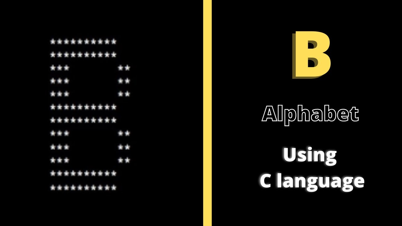 Alphabet B in pattern using for loop in C language.| Star pattern programs | Harsh Monitor