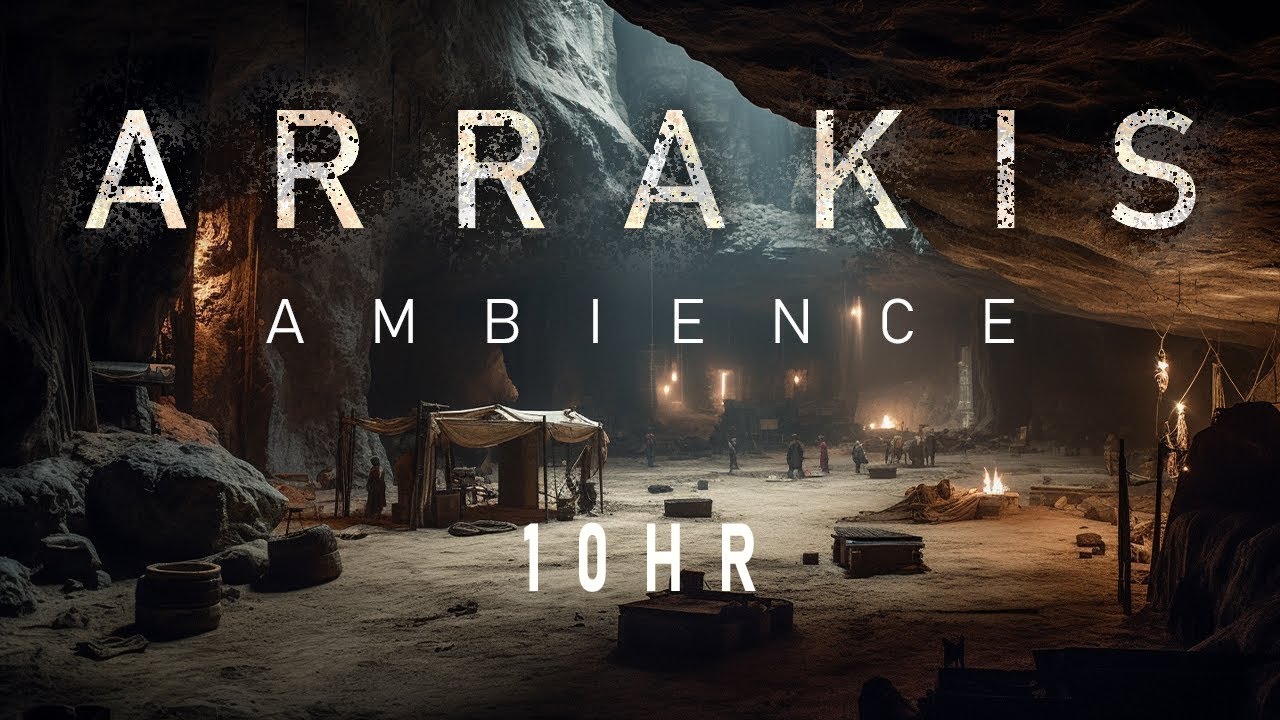 A R R A K I S | 10HR | Sietch (Ambience + Ambient Synthwave)