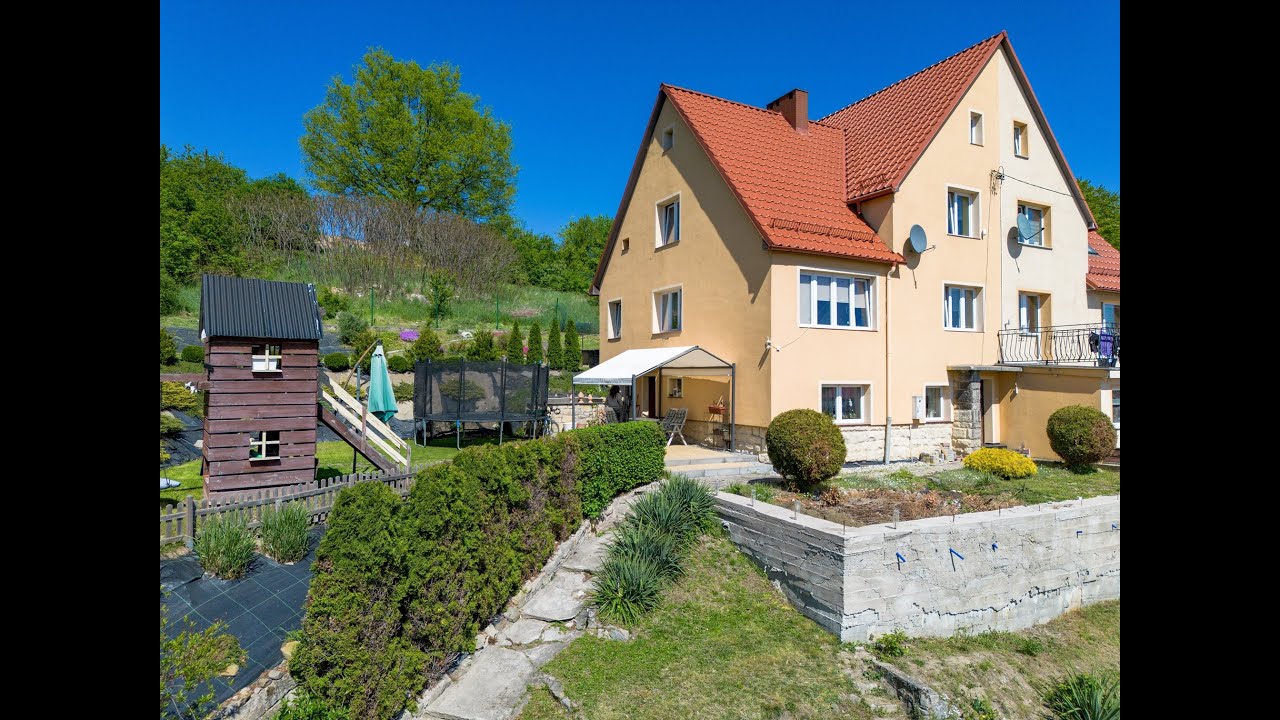 Dom we Lwówku Śląskim z pięknym widokiem na panoramę miasta