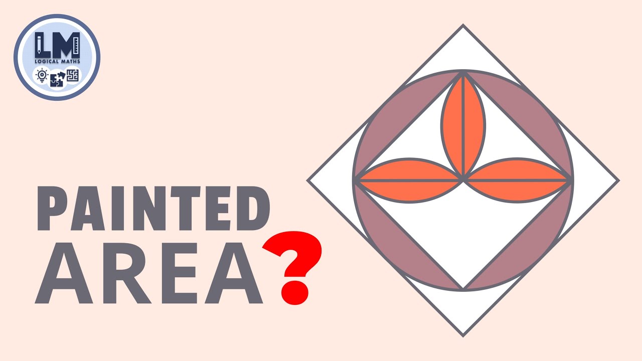 WHAT IS THE AREA OF THE PAINTED REGION: Hard Geometry Problem
