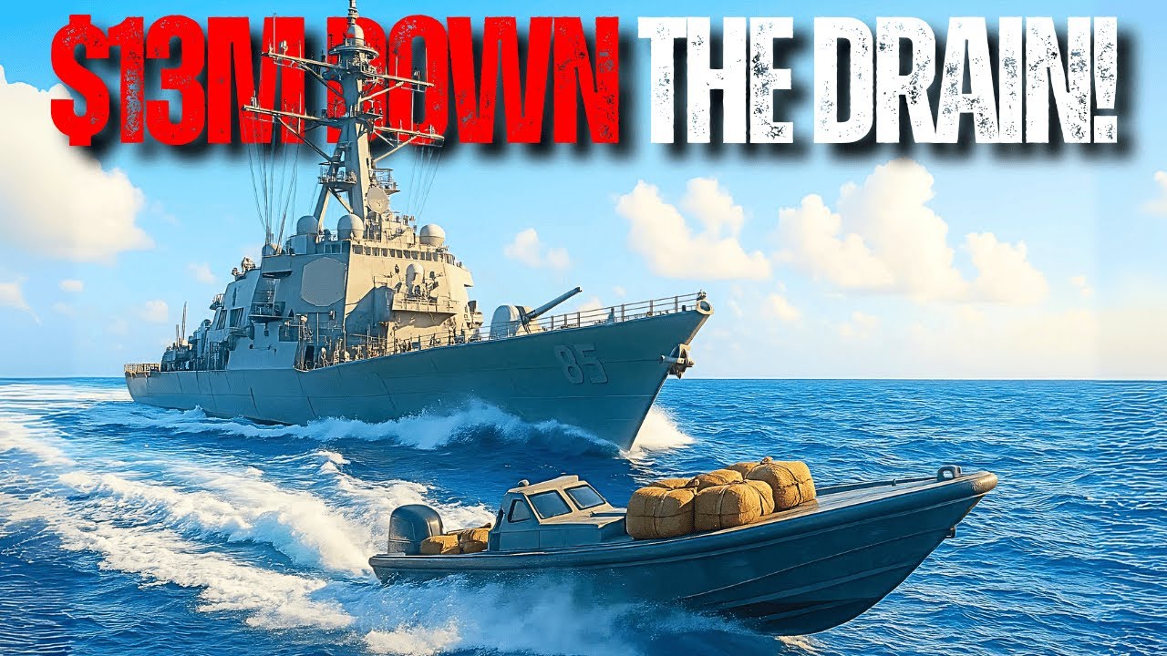 US Navy Destroyer Intercepts $13M Drug Smuggling Vessel in the Caribbean