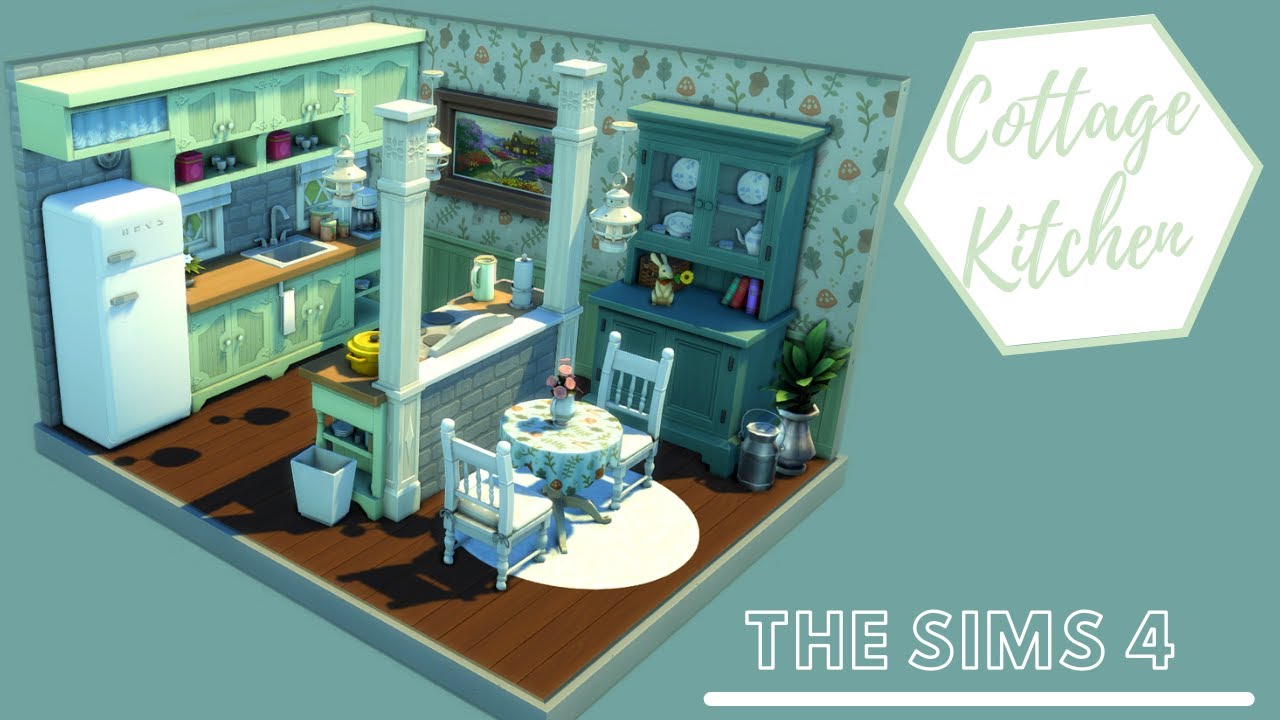 Cottage Kitchen |Sims 4 Speed Build | NO CC